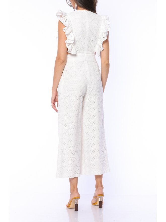 TGH SALOPETA FAIRY PERFORATA CULOTTES CU VOLANE