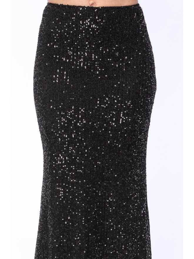 TGH COSMOGONY SEQUINS MAXI SKIRT