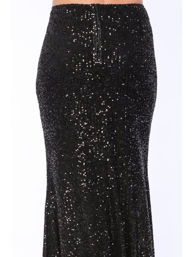 TGH COSMOGONY SEQUINS MAXI SKIRT