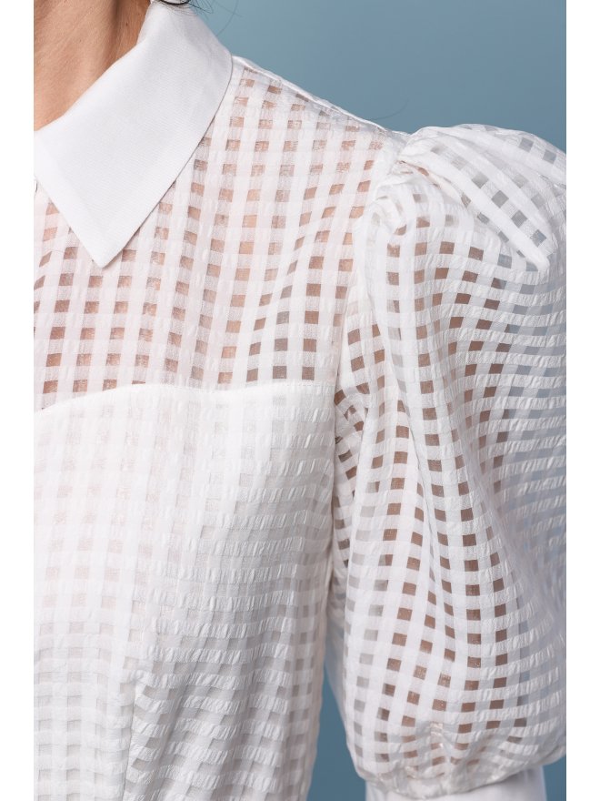 TGH ROCHIE MIDI AMOUR DIN ORGANZA CU VOLANE