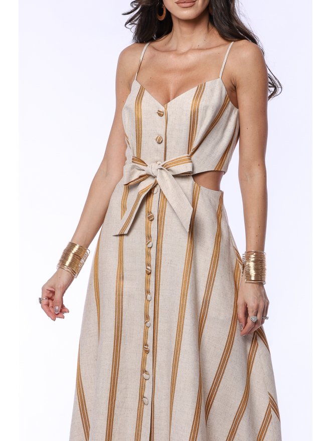 TGH LINO ROCHIE MIDI GETAWAY CU DECUPAJE SI DUNGI