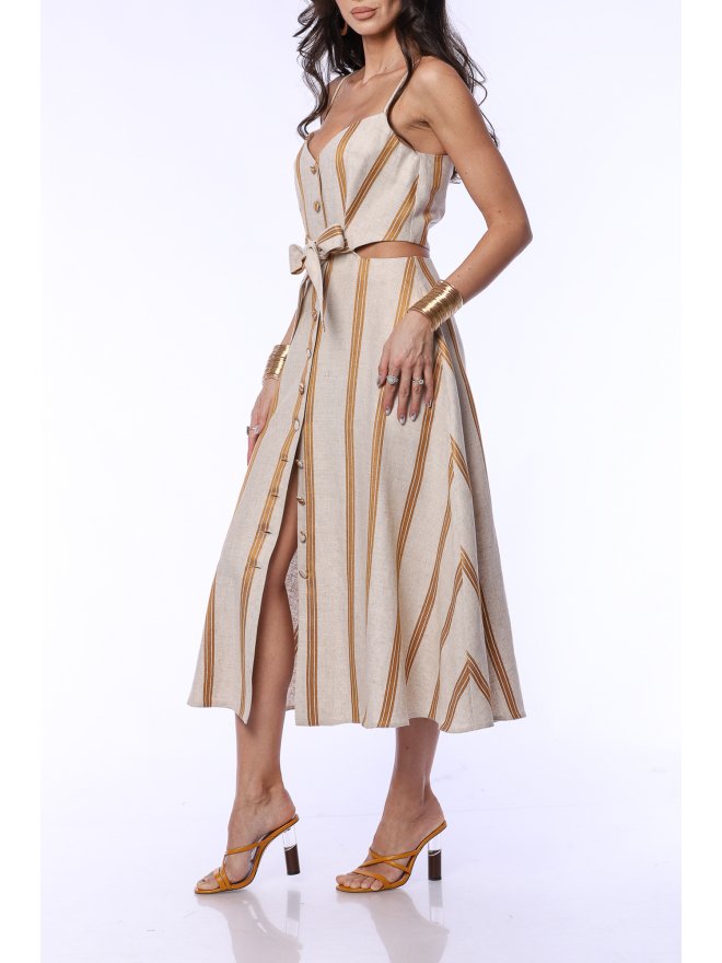 TGH LINO ROCHIE MIDI GETAWAY CU DECUPAJE SI DUNGI