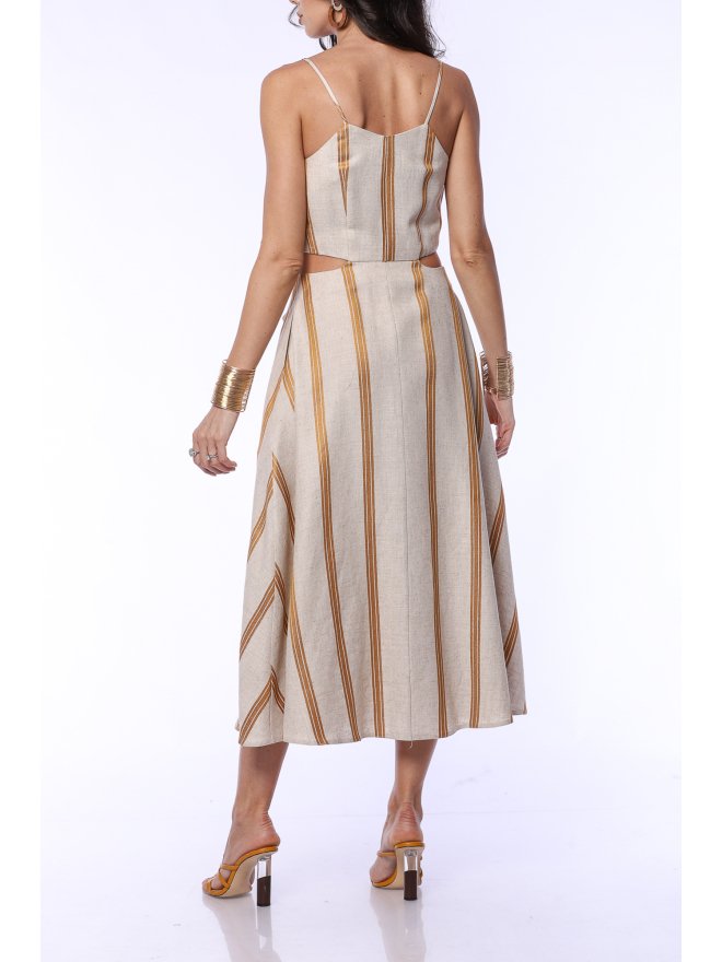 TGH LINO ROCHIE MIDI GETAWAY CU DECUPAJE SI DUNGI