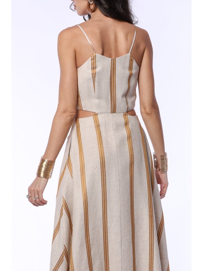 TGH LINO ROCHIE MIDI GETAWAY CU DECUPAJE SI DUNGI