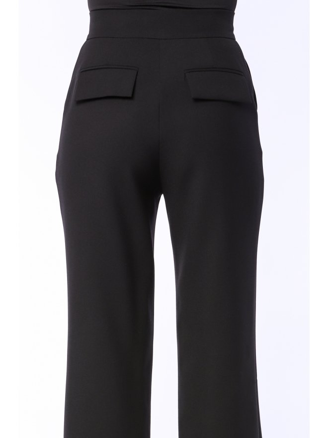 TGH HIGH WAIST GOLDEN BUTTONS STRAIGHT PANTS