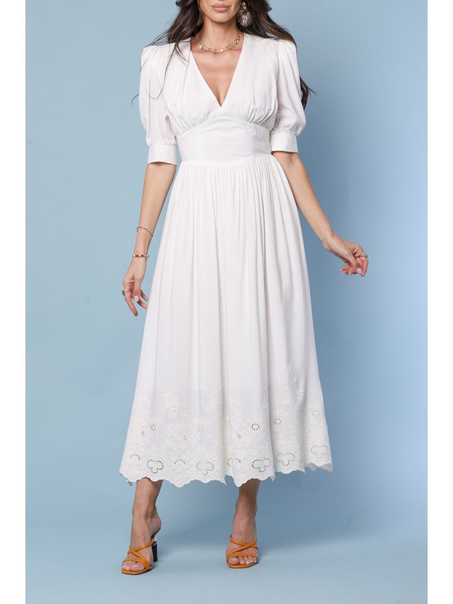 TGH ROCHIE MIDI WHITE PARTY 