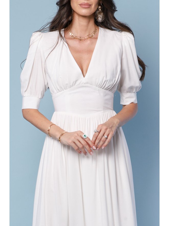 TGH ROCHIE MIDI WHITE PARTY 