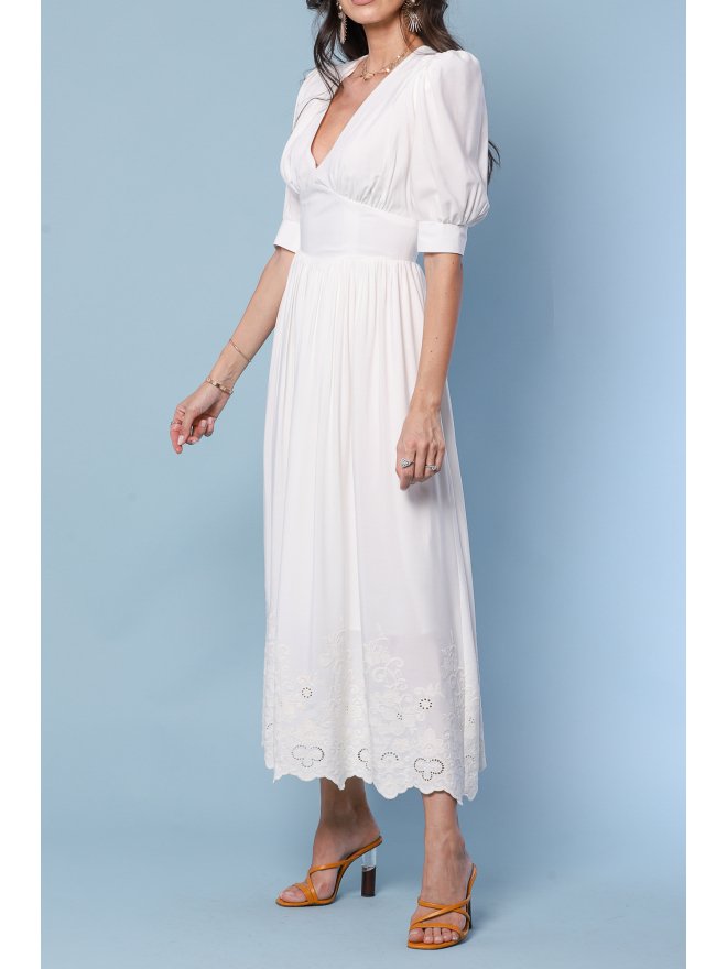 TGH ROCHIE MIDI WHITE PARTY 