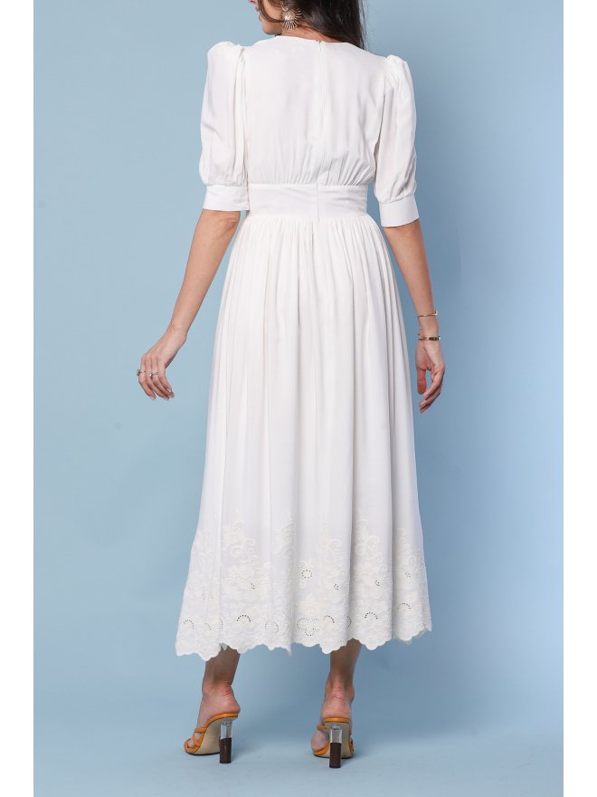 TGH ROCHIE MIDI WHITE PARTY 