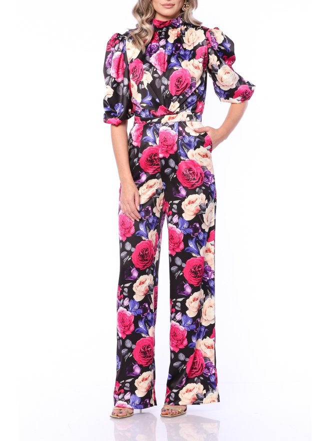 TGH SALOPETA LARGA CU IMPRIMEU FLORAL
