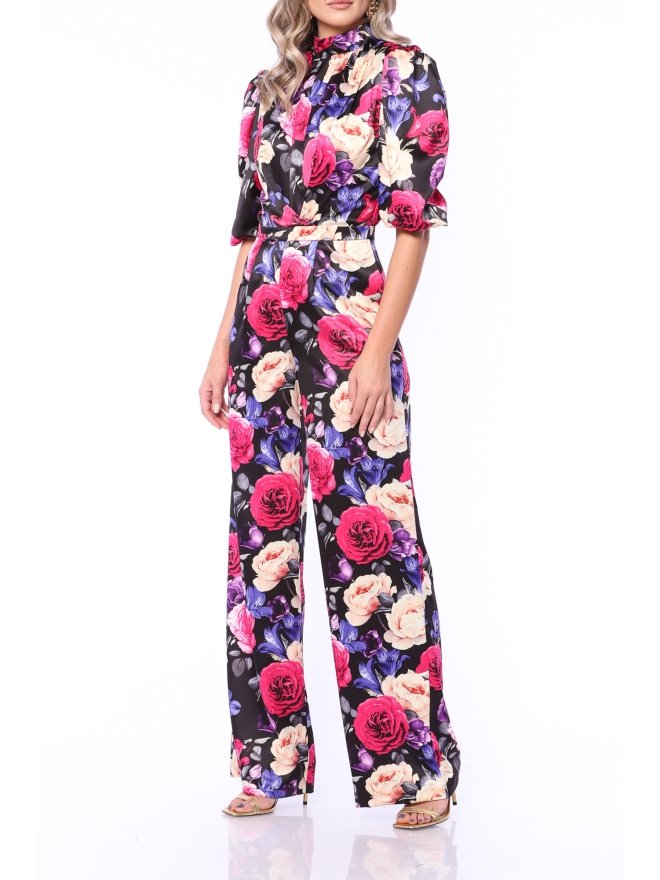 TGH SALOPETA LARGA CU IMPRIMEU FLORAL