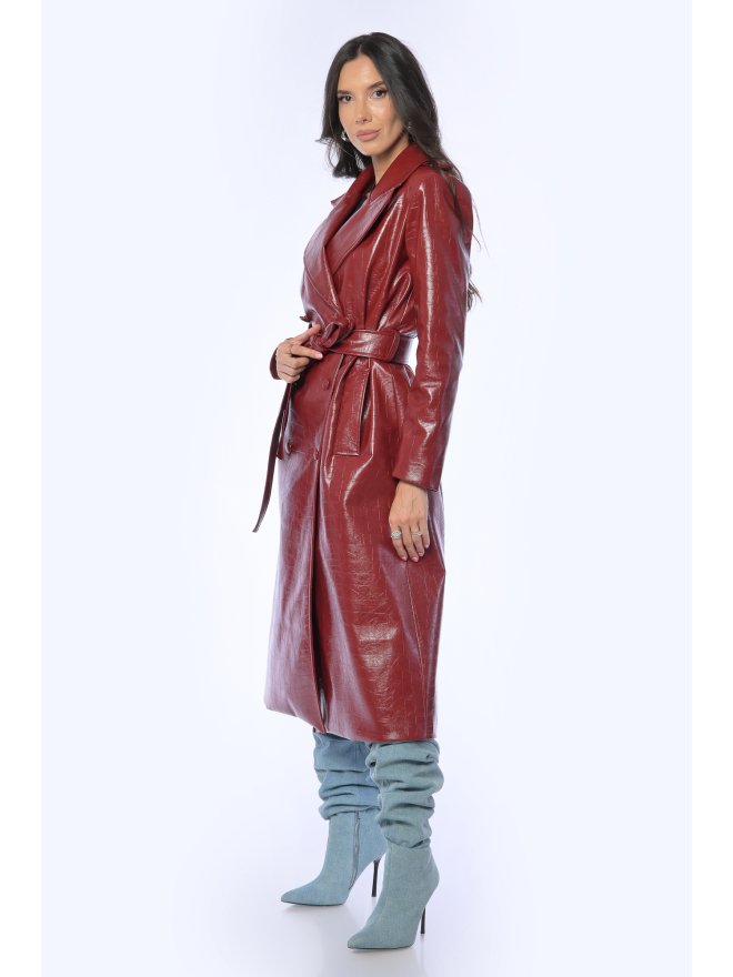 TGH TRENCH CRANBERRY CRUSH 