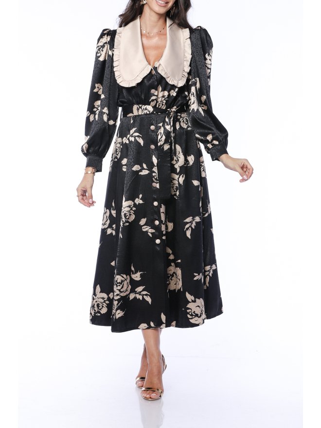 TGH ROCHIE MIDI FALL MOSS