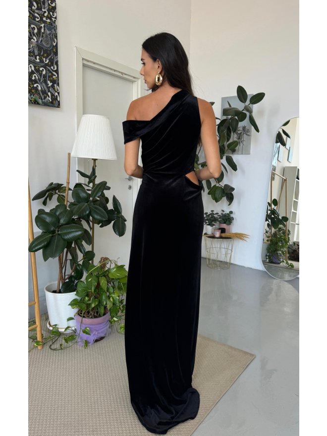 TGH RIOCHIE MAXI BLACK VELVET