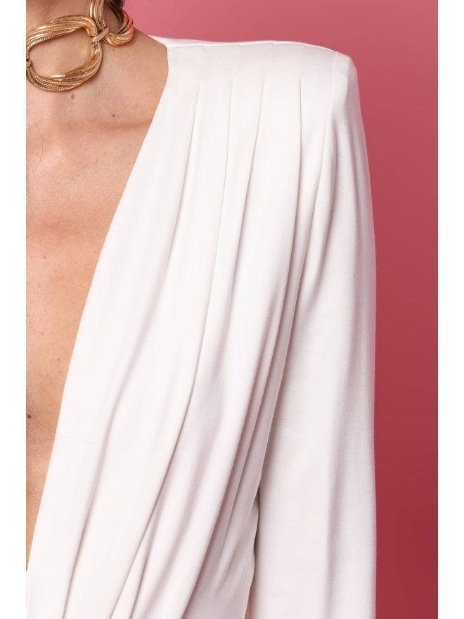 TGH ROCHIE MINI INVITING CU VOLANE LA MANSETE SI DECOLTEU IN V