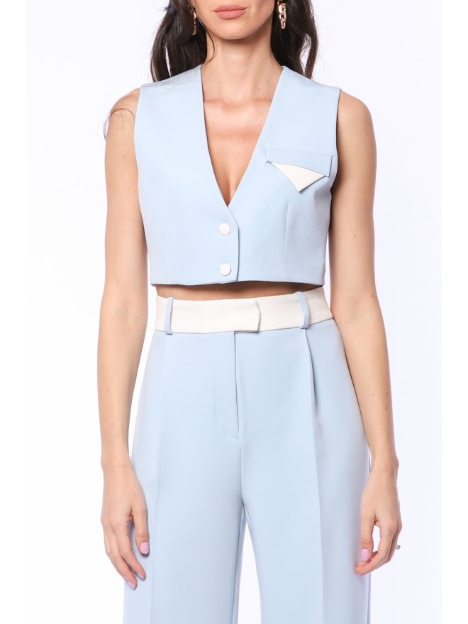 TGH VESTA CROP MINIMALISTA SUIT-UP