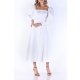 MARMURI ROCHIE MIDI A-LINE SUMMERISH CU NASTURI