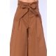 POESSE PANTALONI CULOTTES CU TALIE INALTA PAPER BAG