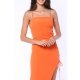 TGH ROCHIE MAXI ASIMETRICA CU SNURURI LATERALE