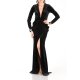 CARLA GLAM ROCHIE MAXI EMPIRE DIN CATIFEA CU SLIT ADANC