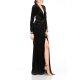 CARLA GLAM ROCHIE MAXI EMPIRE DIN CATIFEA CU SLIT ADANC