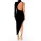 TGH GLAM ROCHIE MIDI DIN LYCRA CU SPATE DECUPAT