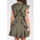 CARLA LINO EXCLUSIVE RUFFLED MINI DRESS