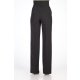 TGH PANTALONI LARGI TUXEDO STYLE CU TALIE PLISATA