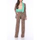 TGH PANTALONI LARGI TUXEDO COLOR BLOCK JUNGLE FEVER