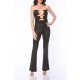 TGH SALOPETA GLITTER LYCRA FARA MANECI CU DECUPAJE SI LANT