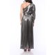 TGH ROCHIE MAXI SHINY GALA CU O MANECA