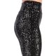 CARLA GLAM LEGGINGS DIN PAIETE CU TALIE INALTA SI TIV TAIAT