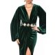 TGH GLAM ROCHIE MAXI DIN CATIFEA CU MANECI BUFANTE