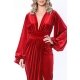 TGH GLAM ROCHIE MAXI DIN CATIFEA CU MANECI BUFANTE