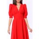 TGH ROCHIE MIDI A-LINE FANCY CU MANECI BUFANTE