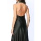 TGH ROCHIE MAXI DIN SATIN BREATH CU GULER HALTER