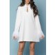 TGH ROCHIE MINI BRIDAL CU GULER ASCUTIT SI PENE