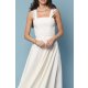 TGH ROCHIE MIDI BRIDAL A-LINE CU BRETELE DIN DANTELA