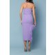 TGH ROCHIE MIDI ASIMETRICA CU CORSET SI PENE