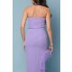 TGH ROCHIE MIDI ASIMETRICA CU CORSET SI PENE