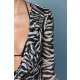 TGH ROCHIE MAXI BEACH VACAY ZEBRA PRINT