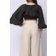 TGH LINO CROP TOP CU MANECI BUFANTE
