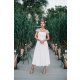 TGH ROCHIE MIDI BRIDAL PEARLS & LACE