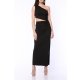 TGH ROCHIE MAXI NEW SUMMER CU DECUPAJE SI SLIT LATERAL