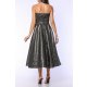 TGH ROCHIE MIDI METALIZATA AUDREY 50S CU CORSET