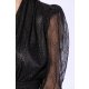 TGH ROCHIE MINI LACE&GLITTER CU DRAPAJE