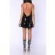 TGH GALAXY SEQUINS CUT-OUT BACK MINI DRESS