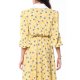 TGH ROCHIE MIDI AGATHA CU GULER SI PRINT FLORAL