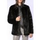 TGH RETRO OPEN FRONT FAUX FUR SHORT COAT