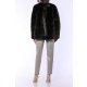 TGH RETRO OPEN FRONT FAUX FUR SHORT COAT